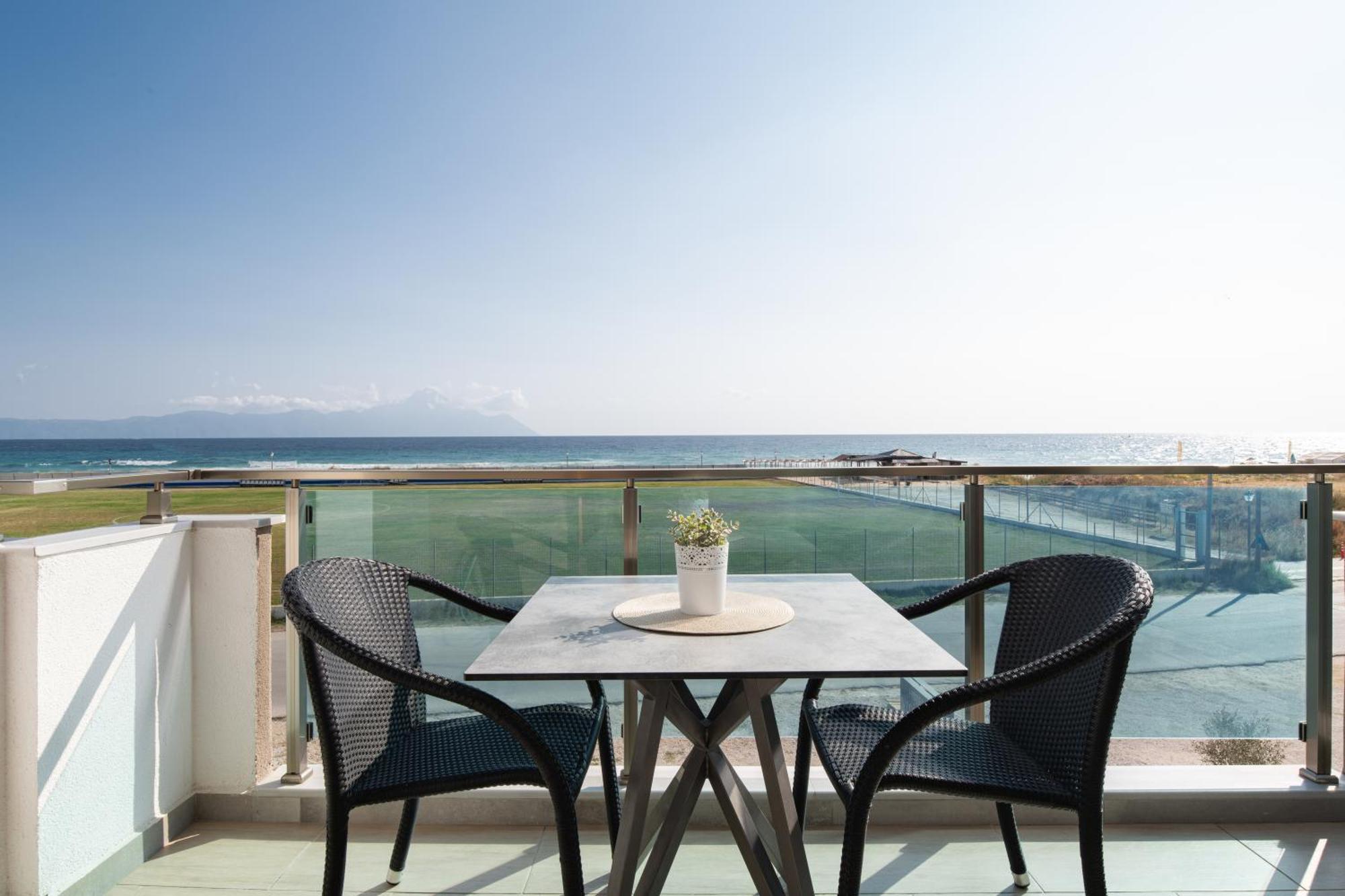 Vrahakia Beach 萨尔蒂 外观 照片